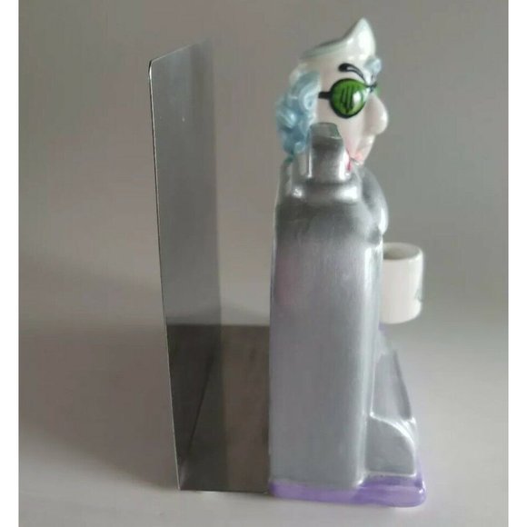 Vintage Maxine's Crabby Kitchen Napkin Holder By J Wagner Excellent Cond - Picture 3 of 6